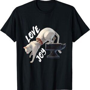 Funny Design Cute Cat Lovejoy Rock Band For Men